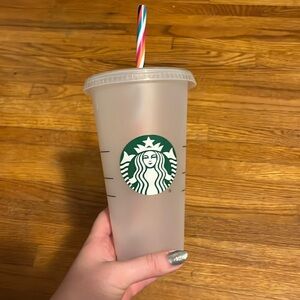 Color Changing Starbucks Cold Cup Tumbler Waterbottle